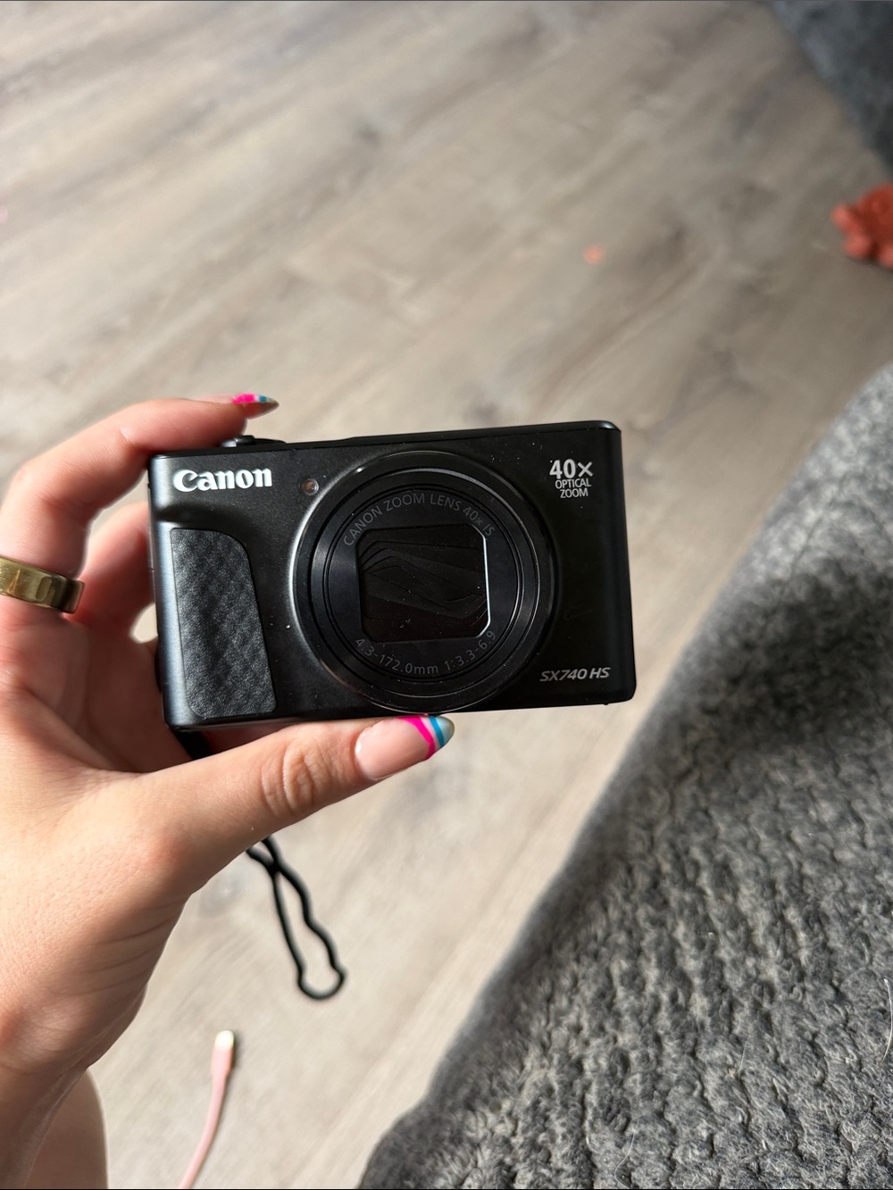 Canon PowerShot SX740 HS Compact Digital Camera - Black
